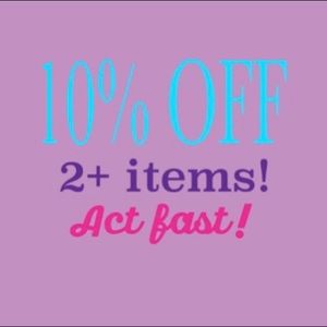 10% off any 2 or more items!!! ADDING MORE DAILY!!